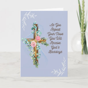 Carte religieuse pour l'épouse et la chambre le jo