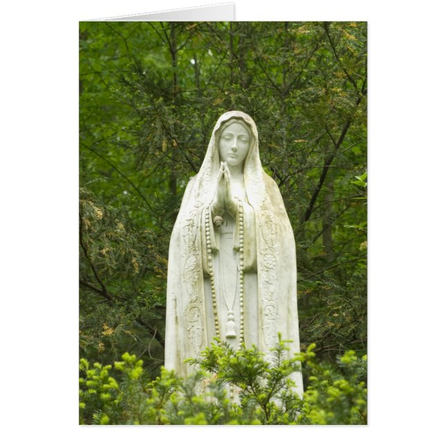 Carte religieuse Vierge Marie (Devant)