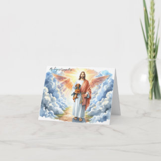 Carte Religieux Chien Perdre Sympathie-Jésus avec Dachsh