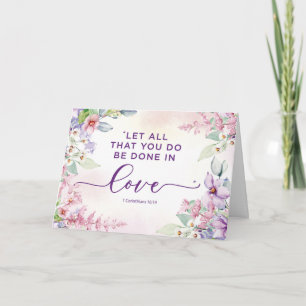 Carte Religieux Saint Valentin Love Scripture