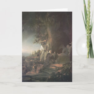 Carte Rembrandt le Christ et St Mary Magdalene à la