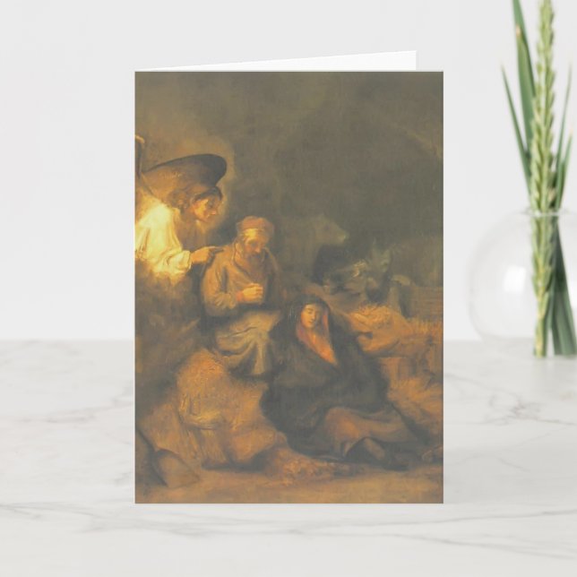 Carte Rembrandt le rêve de St Joseph (Devant)