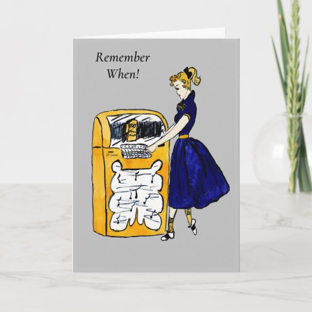 Carte Remember When Card for Senior in Nursing Home (Devant)