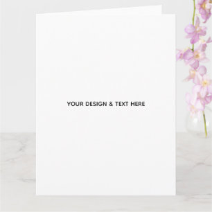 Carte Remerciement à un Enseignant Minimaliste Blanc Pro