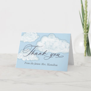 Carte Remerciement de Mariage Personnalisé avec Photo su