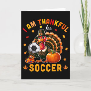 Carte Remerciements Pour Le Football Thanksgiving Turkey