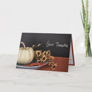 Carte Remerciez Holiday Thanksgiving Message personnalis