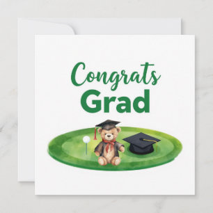 Carte Remise de diplômes de golf Félicitations pour un p