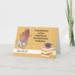Carte Remise des diplômes de 8e année dans une école con