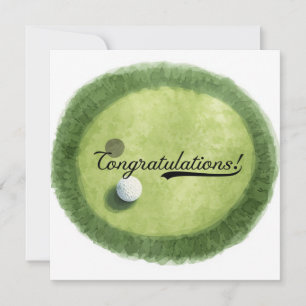 Carte Remise des diplômes de golf Félicitations pour un 
