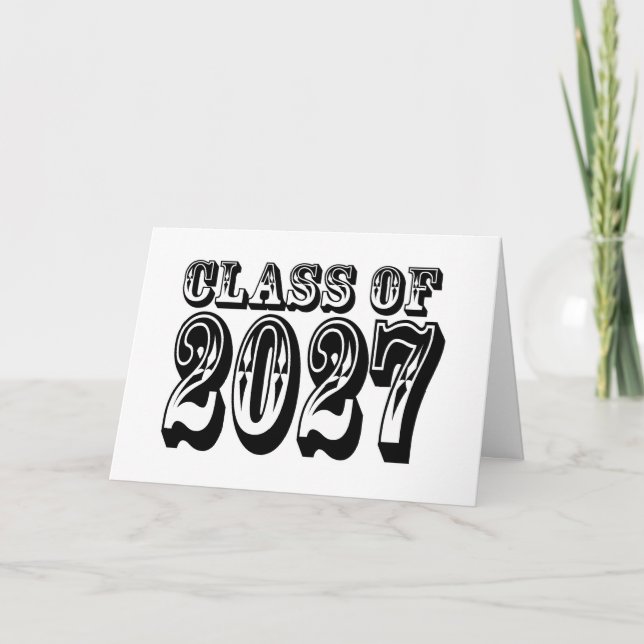 Carte Remise des diplômes de la promotion 2027 de Wester (Devant)