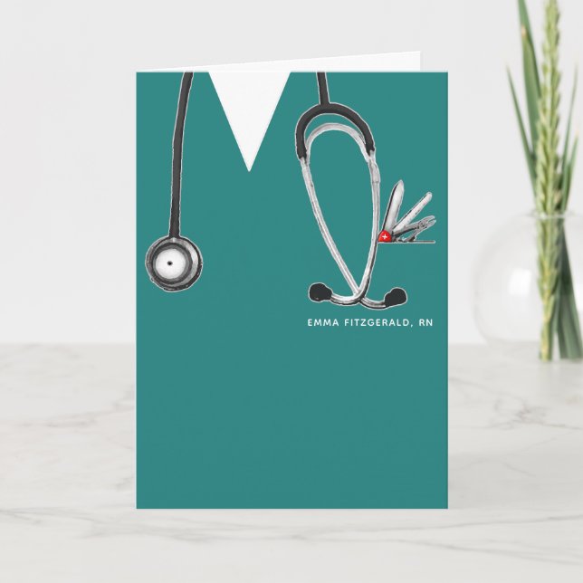 Carte Remise des diplômes de l'école d'infirmières (Devant)