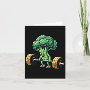 Carte Remise en état Broccoli Gym Fitness Motivation Bod