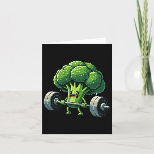 Carte Remise en état Broccoli Gym Fitness Motivation Bod