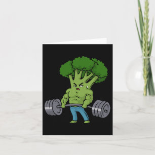Carte Remise en état Broccoli Gym Fitness Motivation Bod
