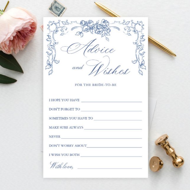 Carte Renaissance Ornat Dusty Blue Wings & Advice (Créateur téléchargé)