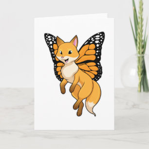 Carte Renard avec aile