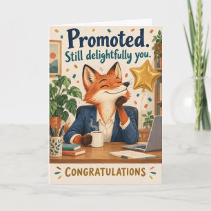 Carte Renard Drôle Promu Toujours Délicieusement Vous
