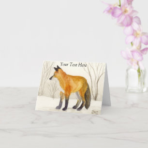 Carte Renard rouge