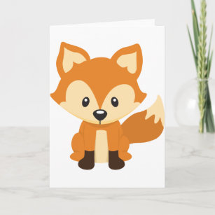 Cartes De VÅux Renard Kawaii Zazzle Fr