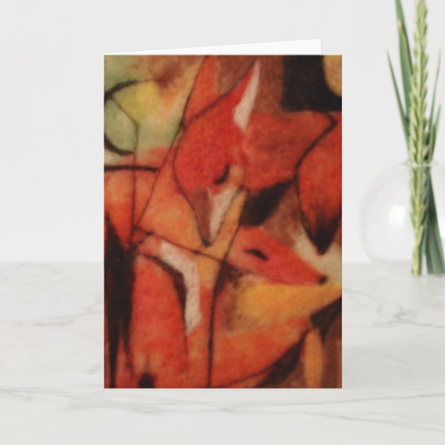 Carte Renards rouges (Devant)