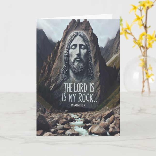 Carte Rencontre divine : Jésus sur la montagne (Fleur jaune)