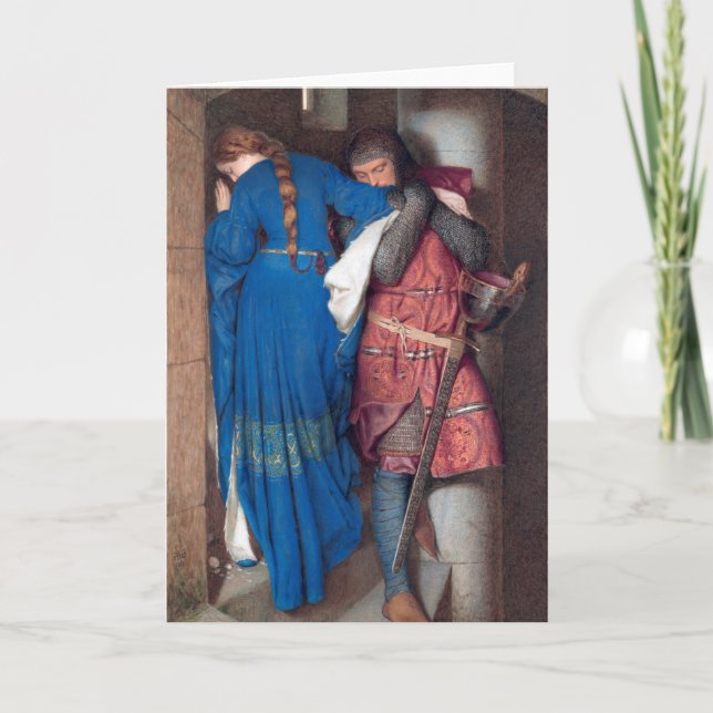 Carte Rencontre sur les escaliers à tourelle par Frederi (Devant)