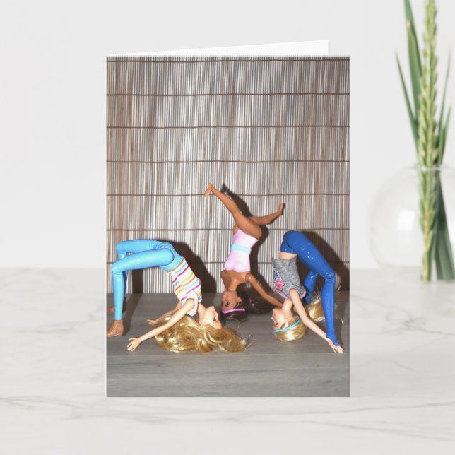 Carte Rencontrez les Gym Girls. (Devant)