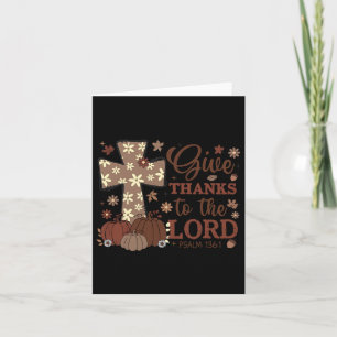 Carte Rendez Grâce Au Seigneur Croix De Chute Chrétienne