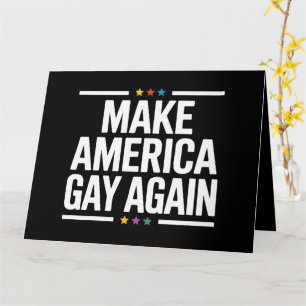 Carte Rendez l'Amérique gay à nouveau drôle Mois de la f