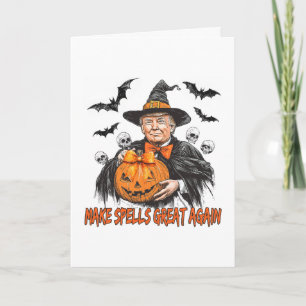 Carte Rendez sa grandeur aux sorts Drôle d'Halloween Tru
