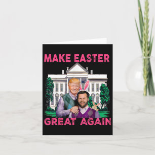 Carte Rendre à Pâques sa grandeur Trump Vance Bunny Hunt