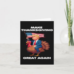 Carte Rendre À Thanksgiving Sa Grande Réalité - Trump En