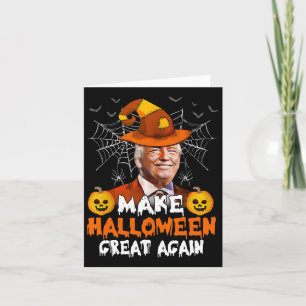 Carte Rendre Halloween super encore drôle Trump Jack O L