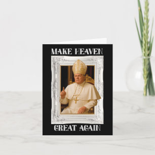 Carte Rendre la grandeur du Vatican à nouveau drôle Pape