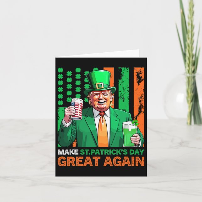 Carte Rendre la Grèce au Jour de la Saint Patrick Donald (Devant)
