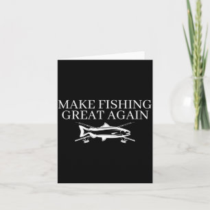 Carte Rendre la pêche géniale - pêcheur de bar américain