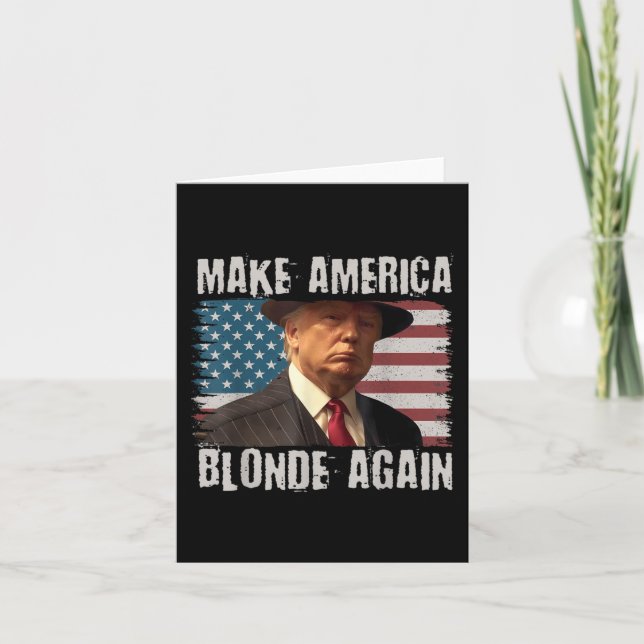 Carte Rendre l'Amérique blonde (Devant)