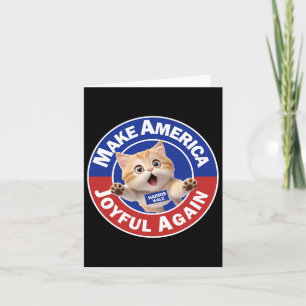 Carte Rendre l'Amérique Joyeuse Harris Wall 2024 Cat Lad