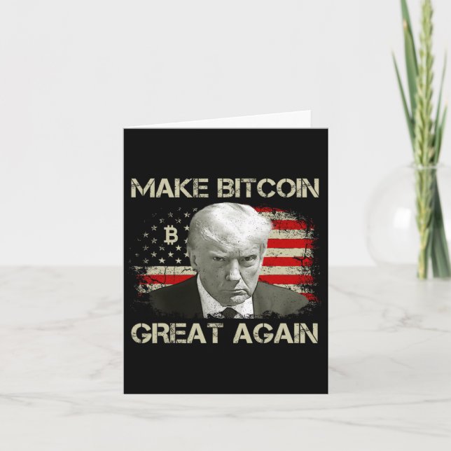 Carte Rendre le Bitcoin super encore amusant Maga Pro Tr (Devant)