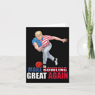 Carte Rendre le bowling super à nouveau drôle Trump Bowl