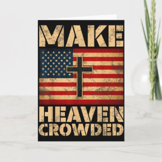 Carte Rendre le ciel bondé Foi chrétienne Verset bibliqu