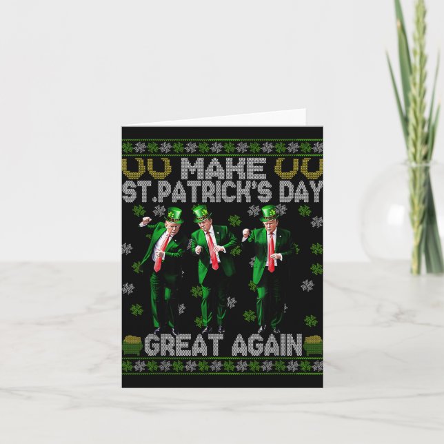 Carte Rendre le Jour de la Saint Patrick grand à nouveau (Devant)