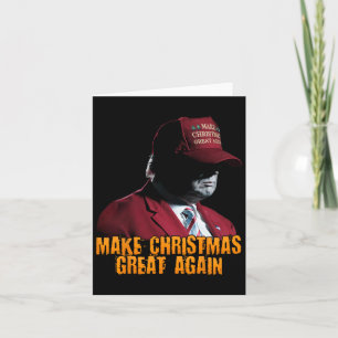 Carte Rendre Noël grand à nouveau Noël Noël amusant Trum
