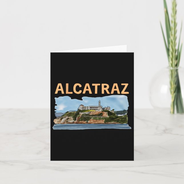 Carte Rendre sa grandeur à Alcatraz drôle Trump Alcatraz (Devant)