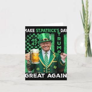Carte Rendre sa grandeur au Jour de la Saint Patrick Tru