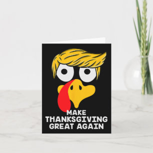 Carte Rendre Thanksgiving grand à nouveau Trump Turquie