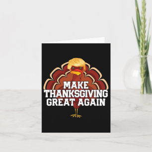 Carte Rendre Thanksgiving grand à nouveau Trump Turquie