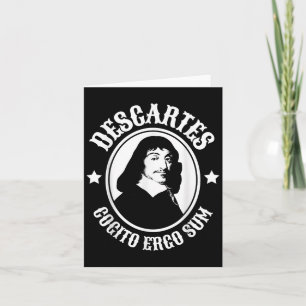 Carte Rene Descartes Cogito Ergo Sum Citation