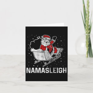 Carte Rennes du Père Noël de Namasleigh envoyant des cad
